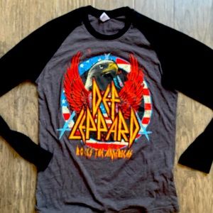 2014 Long sleeve Def Leppard concert t-shirt